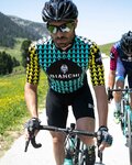 BIANCHI MILANO jersey de manga corta - MASSARI - amarillo/azul claro