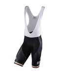 BIANCHI MILANO pantalones cortos de tirantes - PELAU - negro