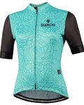 BIANCHI MILANO jersey de manga corta - SOSIO LADY - verde/negro