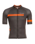 jersey de manga corta - POLKA  - naranja/gris