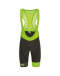 pantalones cortos de tirantes - LEGEND - negro/verde