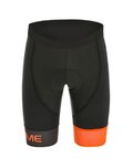 pantalones cortos sin tirantes - LEGEND - negro/naranja