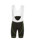pantalones cortos de tirantes - FLEX - negro/blanco/verde