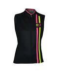 maillot sin mangas - ITEM TWO LADY - rosa/negro/amarillo