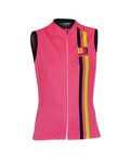 maillot sin mangas - ITEM TWO LADY - negro/amarillo/rosa