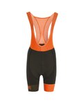 pantalones cortos de tirantes - LEGEND LADY - negro/naranja