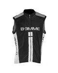 BIEMME chaleco - ALPE D'HUEZ - negro/blanco