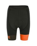 pantalones cortos sin tirantes - LEGEND 19 LADY - negro/naranja