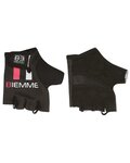 guantes de dedos cortos - STRAPS - rosa/negro/blanco