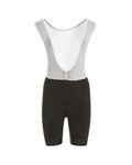 pantalones cortos de tirantes - FLEX LADY - blanco/negro