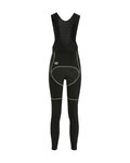 BIEMME pantalones largos con tirantes - FLEX LADY WINTER - verde/negro