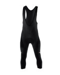 BIEMME Pantalón 3/4 con tirantes - ITEM WINTER - negro