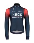 BIORACER maillot de invierno de manga larga - INEOS GRENADIERS '22 - azul/rojo
