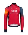 BIORACER chaqueta aislante - INEOS GRENADIERS 2023 ICON TEMPEST RACE - azul/rojo