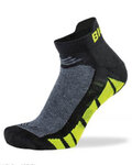 BIOTEX calcetines de tobillo - MICRONET GHOST - negro/gris/amarillo