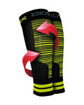 BIOTEX rodilleras - RACE & RECOVERY - negro/amarillo