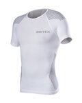 BIOTEX Camiseta de manga corta - BIOFLEX RAGLAN - blanco/gris