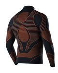 BIOTEX camiseta de manga larga - ICEBREAK - negro/naranja