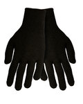 BIOTEX guantes de dedos largos - WOOL EFFECT - negro