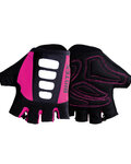 BIOTEX guantes de dedos cortos - MESH RACE  - negro/rosa