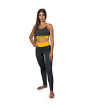BIOTEX pantalones largos sin tirantes - ENERGY - negro/amarillo