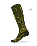 BIOTEX medias - RACE THERMOLITE - amarillo/verde