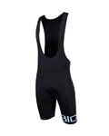 BIOTEX pantalones cortos de tirantes - CORDURA - negro/blanco