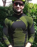 BIOTEX camiseta de manga larga - ICEBREAK - negro/amarillo