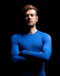 BIOTEX camiseta de manga larga - CUBIC LONG - azul