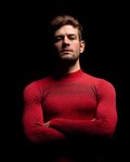 BIOTEX camiseta de manga larga - 3D TURTLENECK - rojo