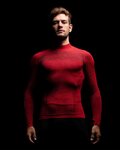 BIOTEX camiseta de manga larga - 3D TURTLENECK - rojo