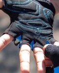 BIOTEX guantes de dedos cortos - MESH RACE  - negro/azul