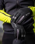 BIOTEX guantes de dedos largos - EXTRAWINTER - negro/gris