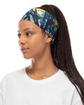 BUFF cinta para la cabeza - COOLNET UV® WIDE - amarillo/azul