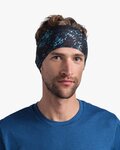 BUFF cinta para la cabeza - COOLNET UV® WIDE - azul claro/negro