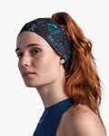 BUFF cinta para la cabeza - COOLNET UV® WIDE - azul claro/negro