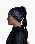 BUFF cinta para la cabeza - COOLNET UV+® WIDE - rosa/negro/amarillo/azul