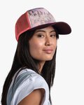 BUFF tapa - TRUCKER DERAMA - granate/naranja