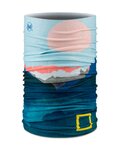 BUFF calentador de cuello - ECOSTRETCH NAT. GEO. - rosa/azul/azul claro