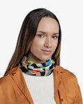 BUFF calentador de cuello - COOLNET UV® ENDI - verde/naranja/negro/azul/blanco