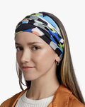 BUFF calentador de cuello - COOLNET UV® ENDI - verde/naranja/negro/azul/blanco