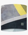 BUFF cinta para la cabeza - UV® UNDERHELMET GLEN - gris/amarillo/azul