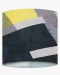BUFF cinta para la cabeza - UV® UNDERHELMET GLEN - gris/amarillo/azul
