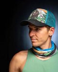 BUFF calentador de cuello - ECOSTRETCH BEAR - verde/azul/naranja