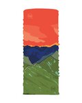 BUFF calentador de cuello - ECOSTRETCH PANORÁMA - rojo/verde/azul