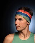 BUFF cinta para la cabeza - COOLNET UV® PANORÁMA - azul/verde/rojo