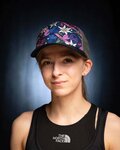BUFF tapa - TRUCKER FLOWERS - rosa/azul/púrpura