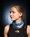 BUFF calentador de cuello - ECOSTRETCH KRIVÁŇ - azul/gris/verde