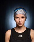 BUFF cinta para la cabeza - COOLNET UV® KRIVÁŇ - gris/azul