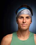 BUFF cinta para la cabeza - COOLNET UV® KRIVÁŇ - gris/azul